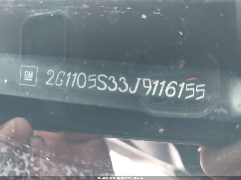 2018 CHEVROLET IMPALA 1LT - 2G1105S33J9116155