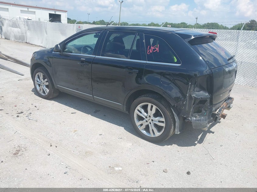 Vin: 2fmdk3kc7cba26162, lot: 43129088, ford edge limited 20123