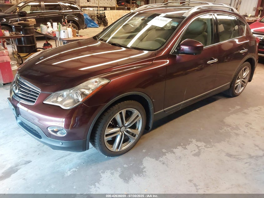 2012 Infiniti Ex35 Journey VIN: JN1AJ0HRXCM453580 Lot: 42636059