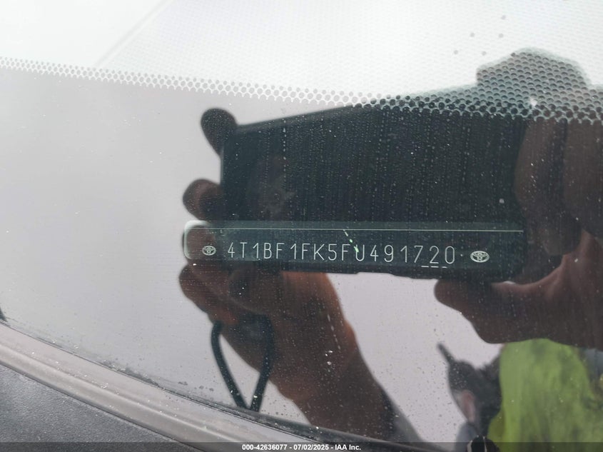 2015 TOYOTA CAMRY XSE - 4T1BF1FK5FU491720