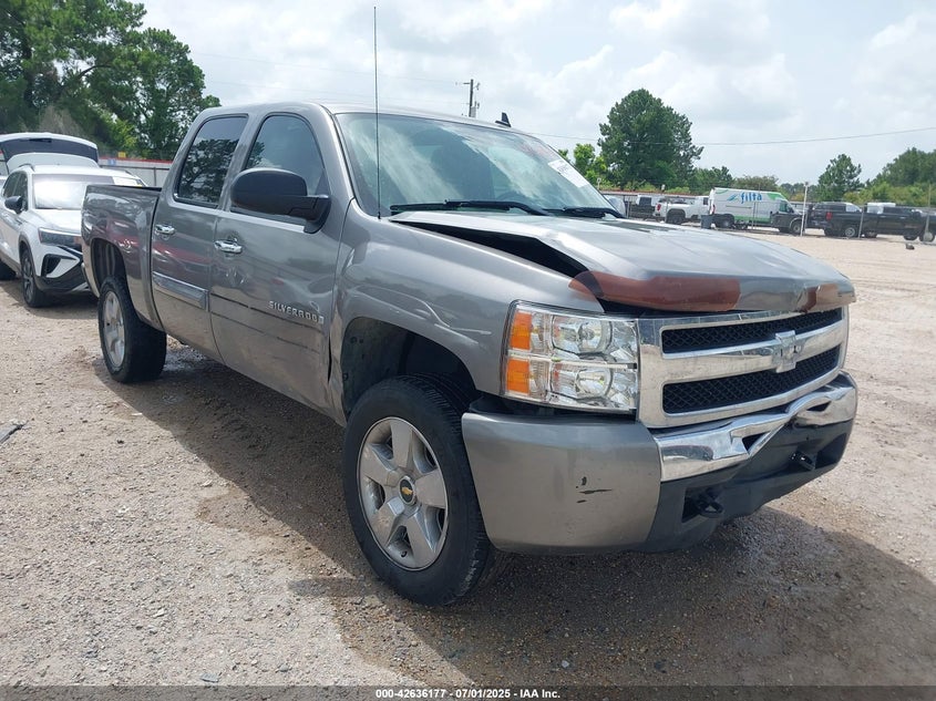 2009 Chevrolet Silverado 1500 Lt grey truck gasoline 3GCEC23J79G155571 photo #1