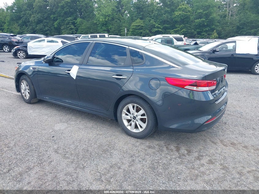 Vin: 5xxgt4l31gg013058, lot: 43129586, kia optima lx 20163