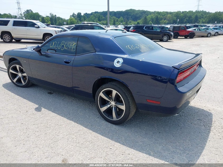 Vin: 2c3cdybt0dh687025, lot: 43129830, dodge challenger r/t classic 20133