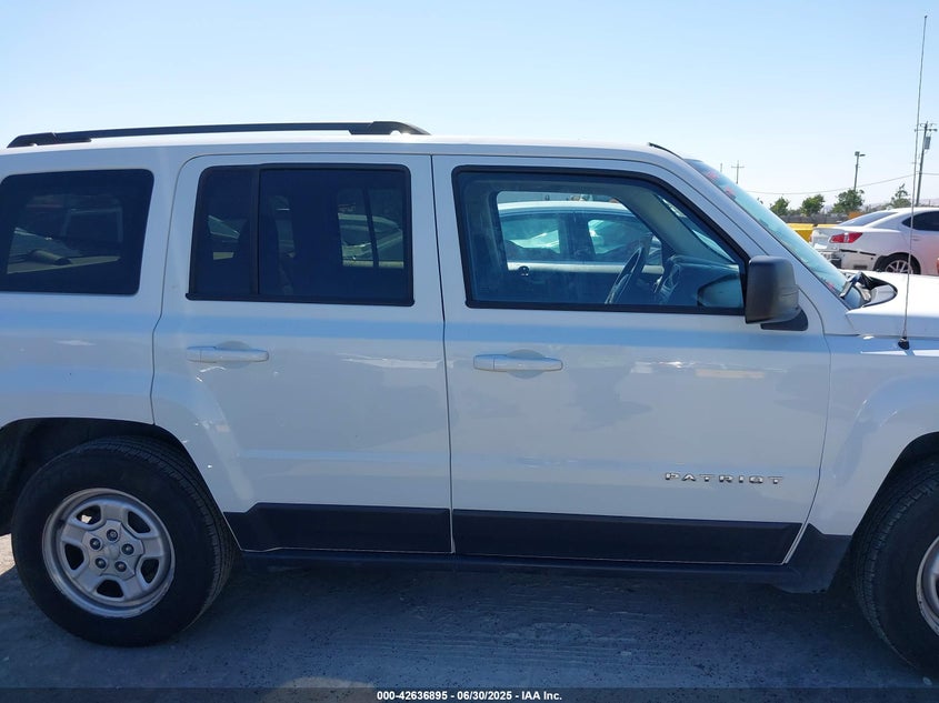 2017 JEEP PATRIOT SPORT FWD - 1C4NJPBA2HD209567