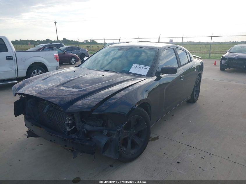 2012 Dodge Charger Sxt VIN: 2C3CDXHG2CH164639 Lot: 42636919