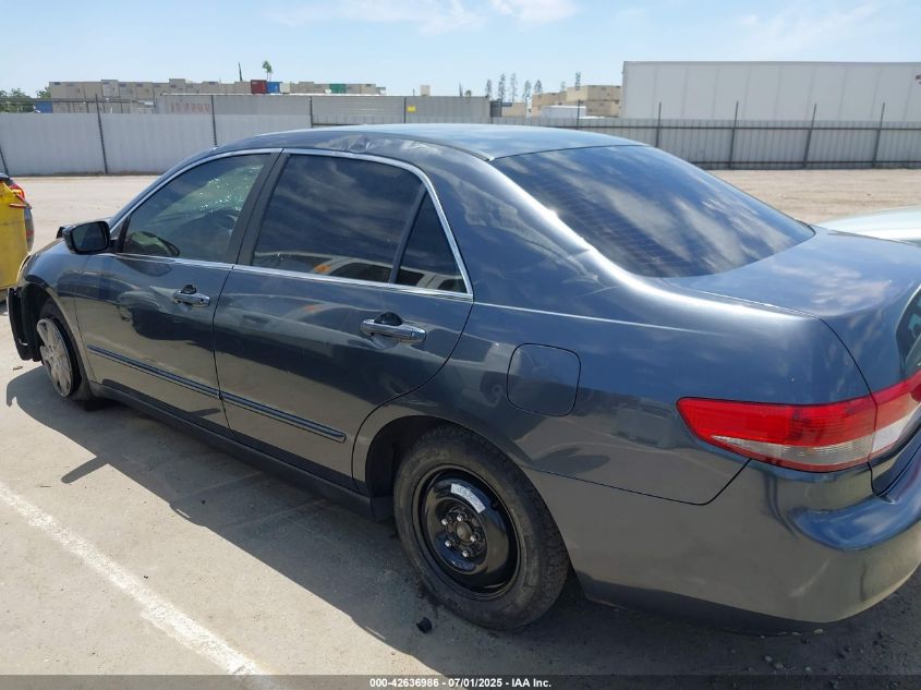 2003 Honda Accord 2.4 Lx VIN: JHMCM56393C011208 Lot: 42636986