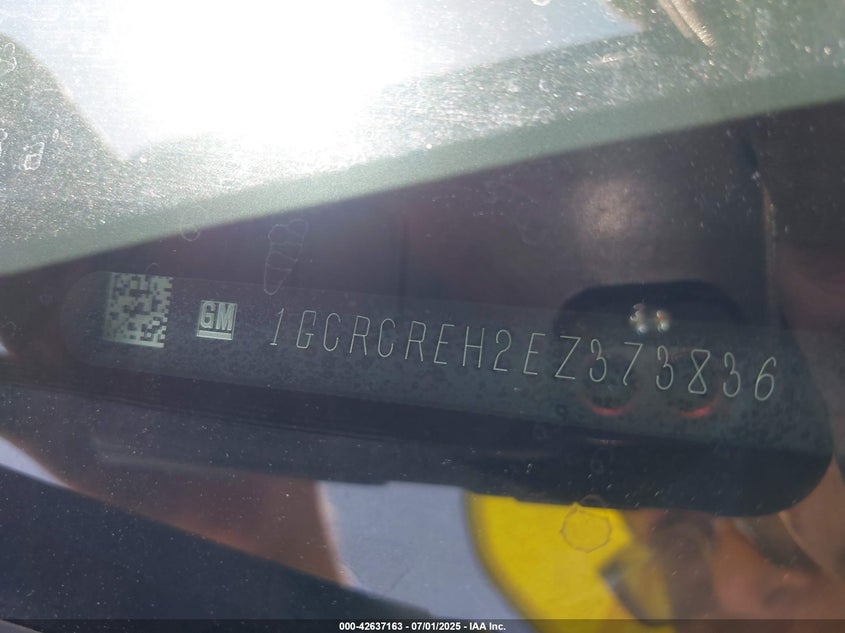 2014 Chevrolet Silverado C1500 Lt VIN: 1GCRCREH2EZ37383 Lot: 42637163