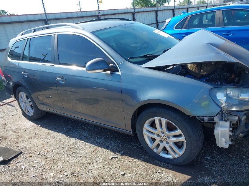 2011 Volkswagen Jetta Sportwagen 2.0L Tdi VIN: 3VWML7AJ6BM717007 Lot: 42638567