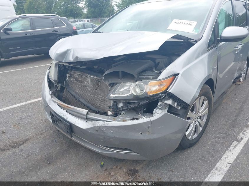 2016 Honda Odyssey Se VIN: 5FNRL5H35GB153835 Lot: 42638624