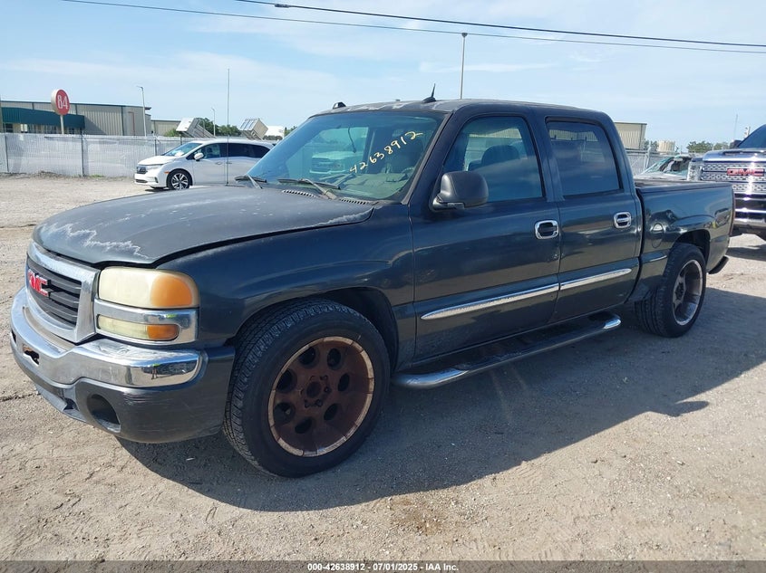 2004 GMC Sierra 1500 Slt grey truck gasoline 2GTEC13T941319903 photo #3