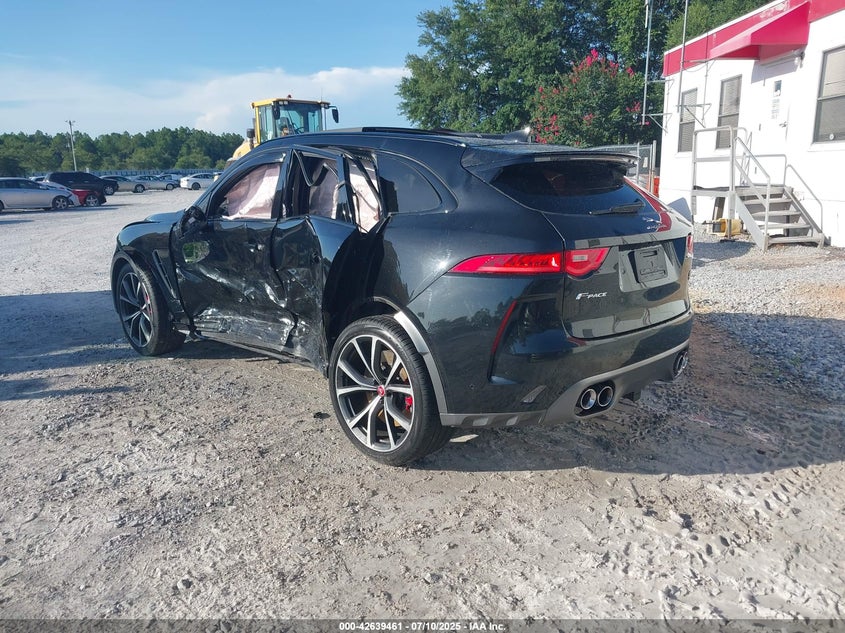Vin: sadcz2ee6ka608173, lot: 43132497, jaguar f-pace svr 20193