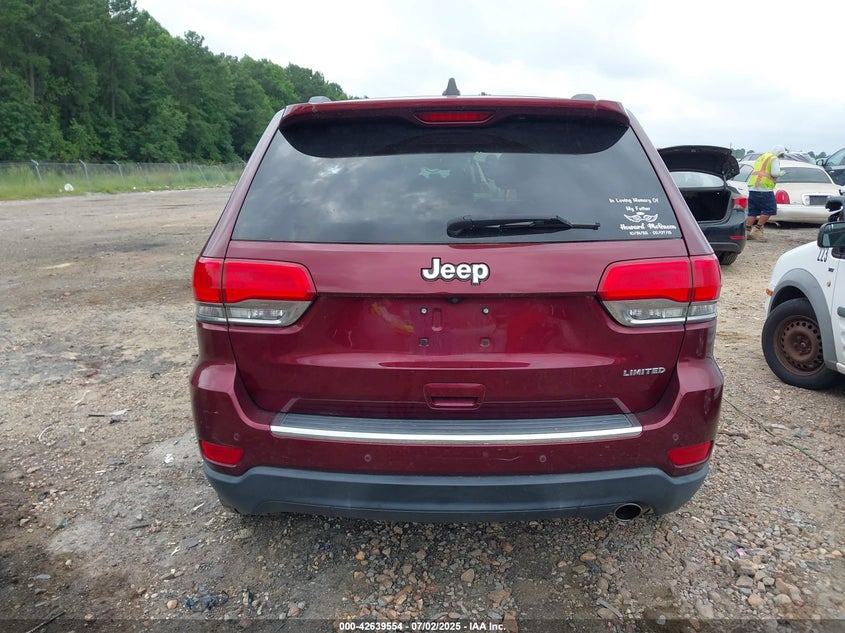 2016 JEEP GRAND CHEROKEE LIMITED - 1C4RJEBG5GC500000