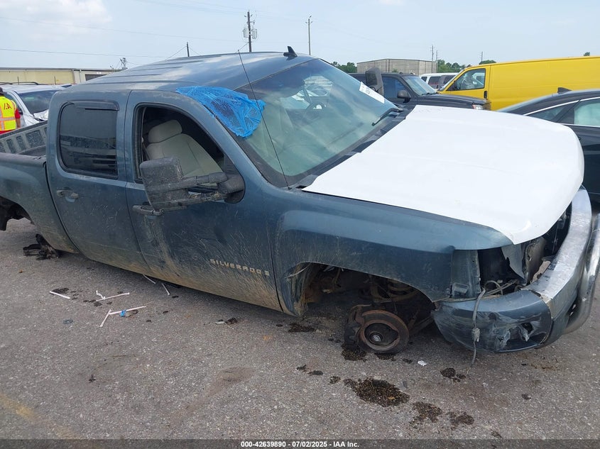 2007 Chevrolet Silverado 1500 Lt1 grey truck gasoline 2GCEC13C271597207 photo #1