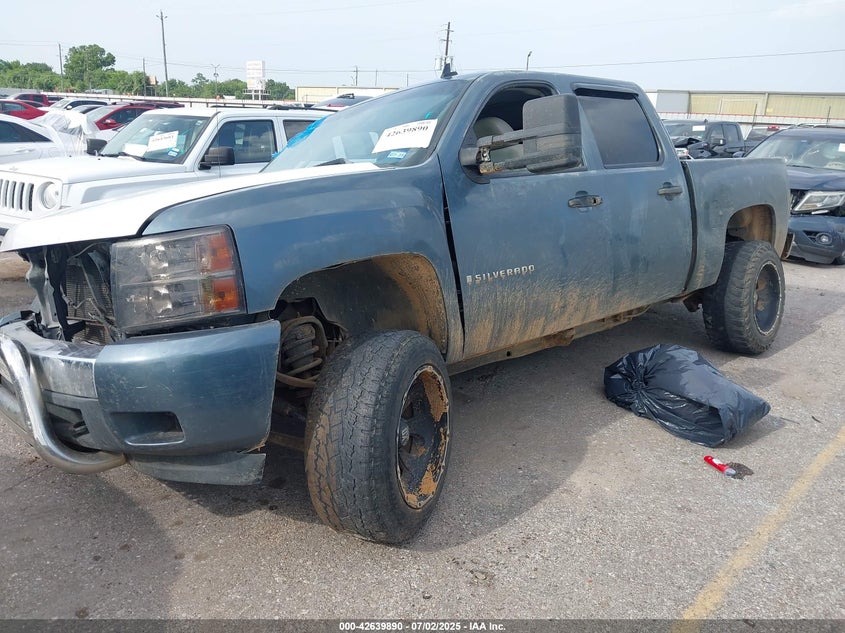2007 Chevrolet Silverado 1500 Lt1 grey truck gasoline 2GCEC13C271597207 photo #3