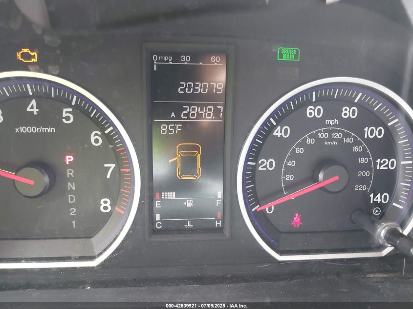 2009 Honda Cr-V Ex-L VIN: 5J6RE487X91063237 Lot: 42639921