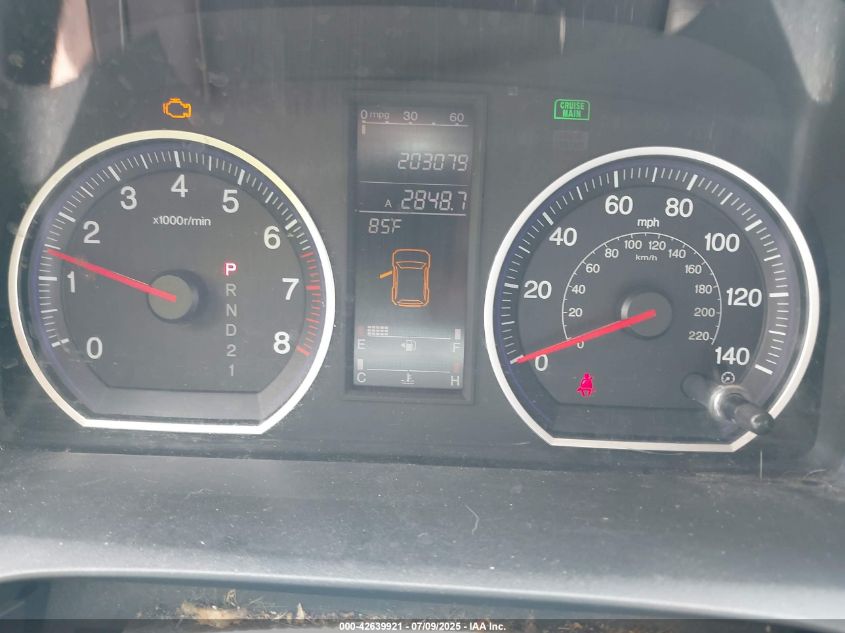 2009 Honda Cr-V Ex-L VIN: 5J6RE487X91063237 Lot: 42639921