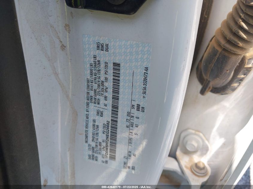 2022 Ford F-550 Chassis - 1FD0W5HT2NEG26682