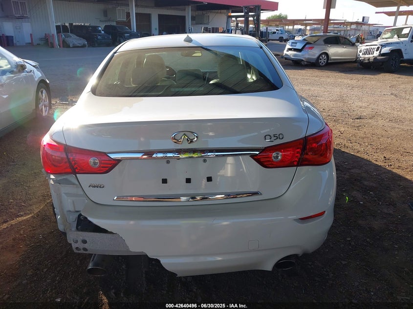 2017 INFINITI Q50 3.0T PREMIUM - JN1EV7AR4HM831005