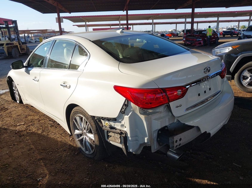 2017 INFINITI Q50 3.0T PREMIUM - JN1EV7AR4HM831005