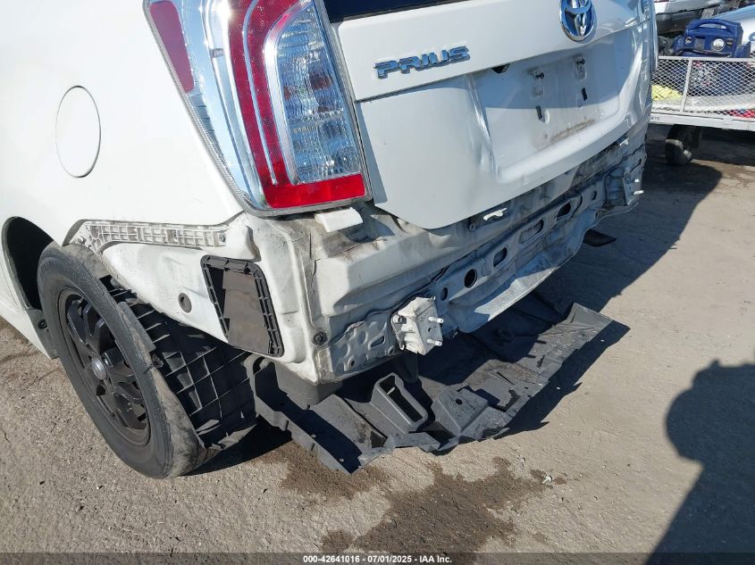 2015 Toyota Prius Two VIN: JTDKN3DUXF0455021 Lot: 42641016