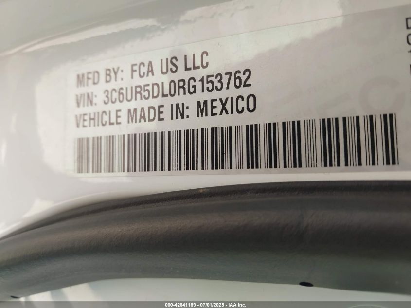 2024 Ram 2500 - 3C6UR5DL0RG153762