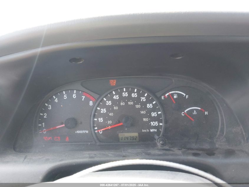 2001 Chevrolet Tracker Hard Top Lt VIN: 2CNBJ634216913516 Lot: 42641267