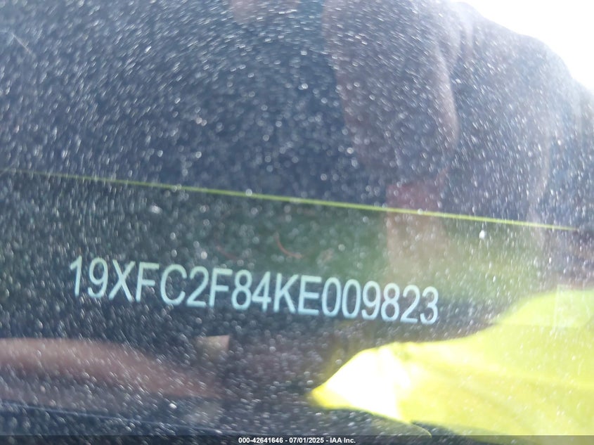 2019 HONDA CIVIC SPORT - 19XFC2F84KE009823