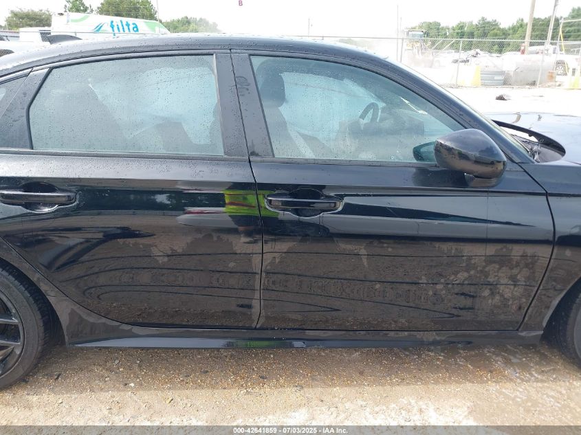 2025 Honda Civic Sport VIN: 2HGFE2F54SH564308 Lot: 42641859