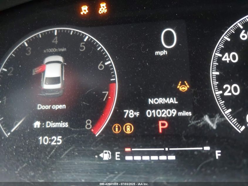 2025 Honda Civic Sport VIN: 2HGFE2F54SH564308 Lot: 42641859