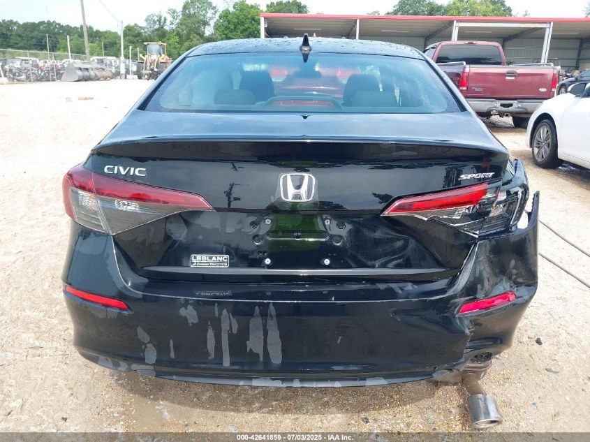 2025 Honda Civic Sport VIN: 2HGFE2F54SH564308 Lot: 42641859