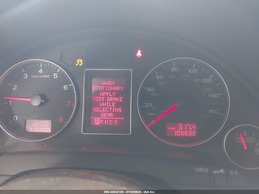 2006 AUDI A4 VIN: WAUDF78E96A181091