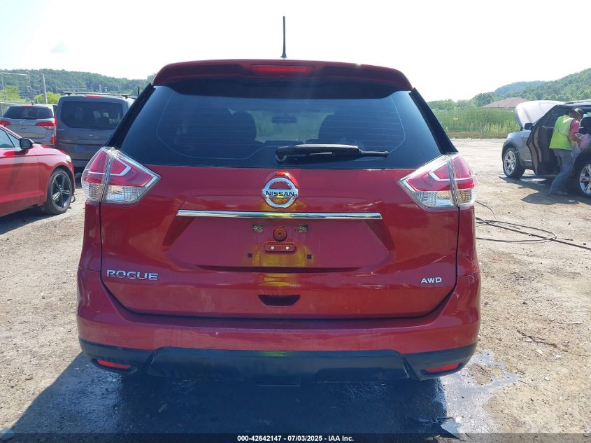2016 Nissan Rogue S/Sl/Sv VIN: 5N1AT2MV9GC822118 Lot: 42642147