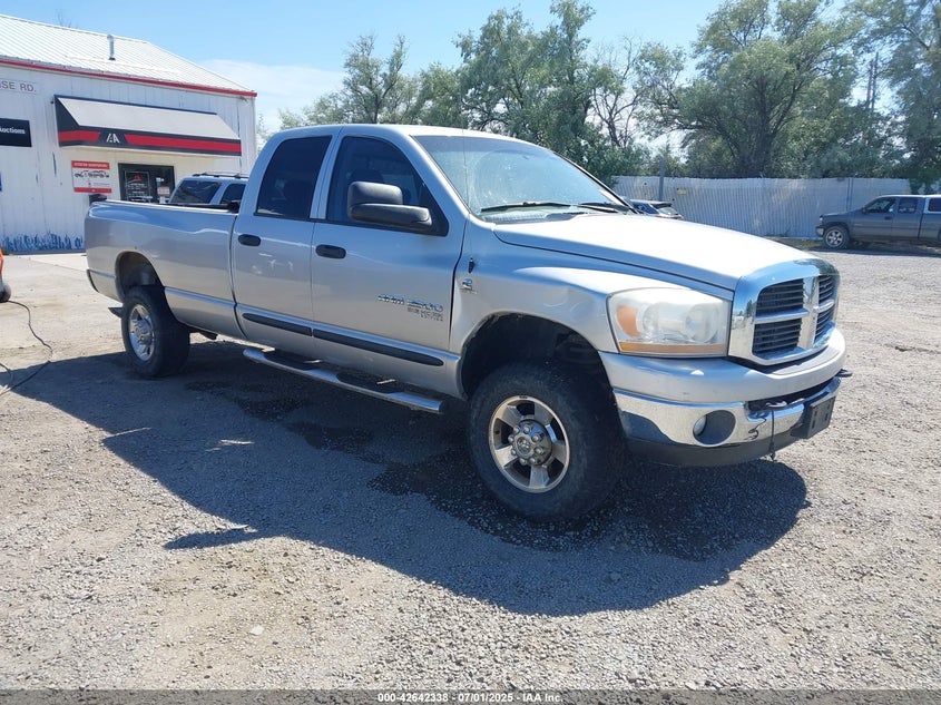 2006 Dodge Ram 2500 Slt/Sport silver truck diesel 1D7KS28C26J223534 photo #1