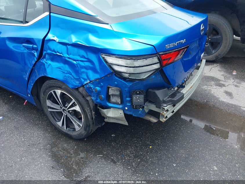 VIN 3N1AB8CV2MY313361 2021 NISSAN SENTRA SV XTRONIC CVT