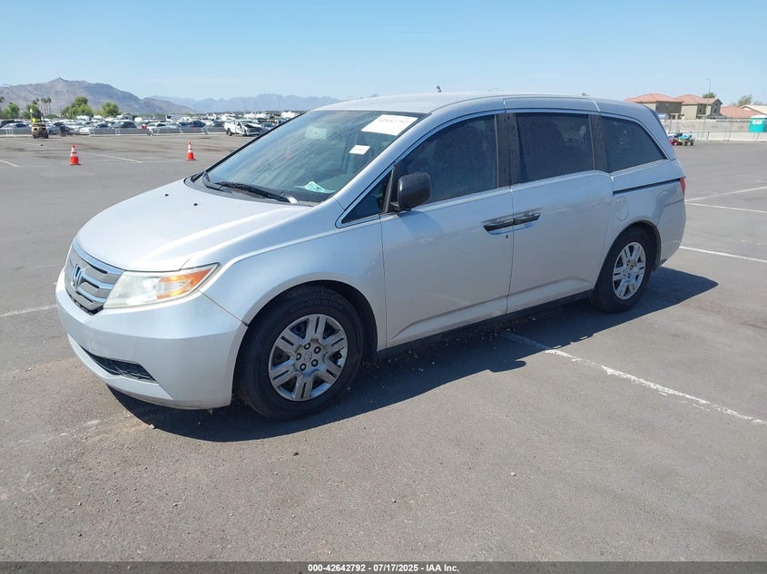 Vin: 5fnrl5h25db029664, lot: 43135829, honda odyssey lx 20132