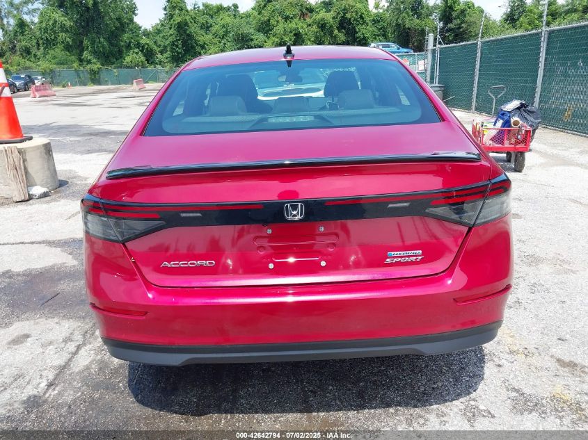2023 Honda Accord Hybrid Sport VIN: 1HGCY2F51PA067877 Lot: 42642794