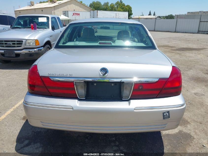 2004 Mercury Grand Marquis Gs VIN: 2MEFM74W34X612334 Lot: 42642822