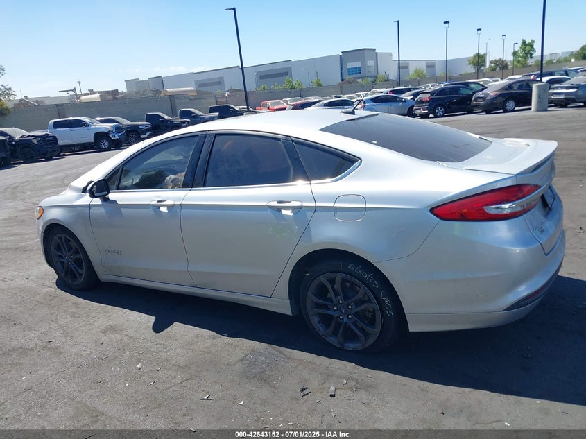 2018 FORD FUSION HYBRID SE - 3FA6P0LU8JR124318