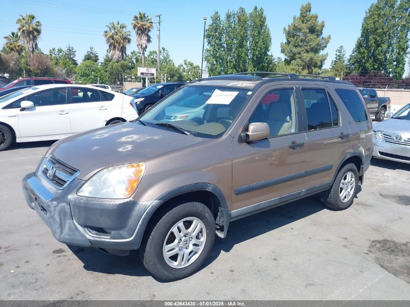 2003 Honda Cr-V Ex VIN: JHLRD78893C005895 Lot: 42643430