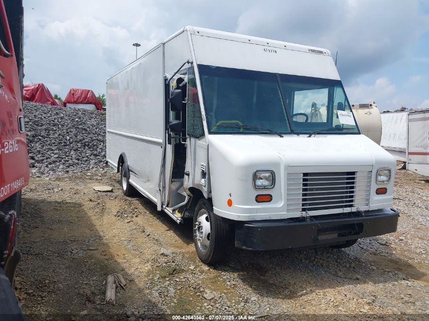 2021 Ford F-59 Commercial Stripped white other gasoline 1F65F5KN4M0A05561 photo #1