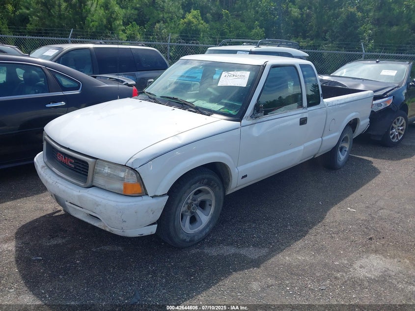 2003 GMC Sonoma Sl white truck gasoline 1GTCS19X438128888 photo #3