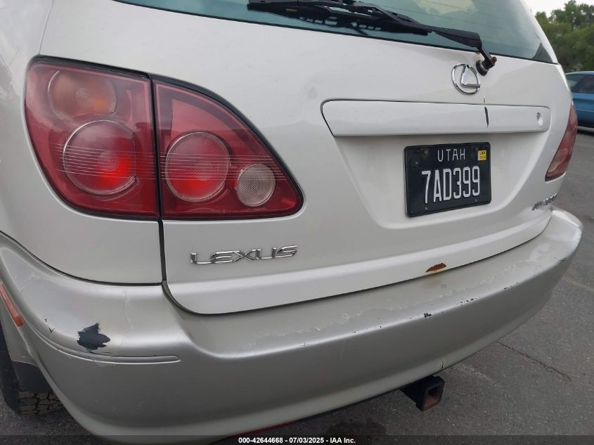 1999 Lexus Rx 300 VIN: JT6GF10U8X0043797 Lot: 42644668