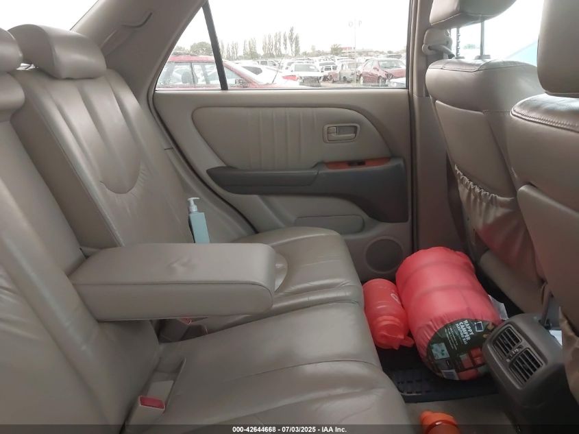 1999 Lexus Rx 300 VIN: JT6GF10U8X0043797 Lot: 42644668