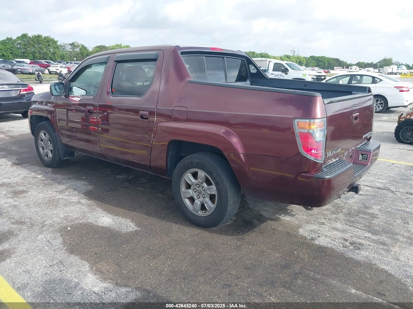 2007 HONDA RIDGELINE VIN: 2HJYK16327H531433