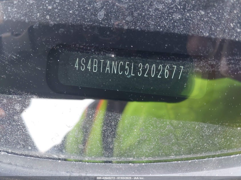 2020 SUBARU OUTBACK LIMITED - 4S4BTANC5L3202677