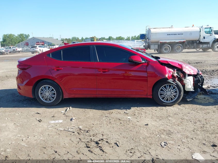VIN 5NPD84LF1JH357077 2018 HYUNDAI ELANTRA SEL