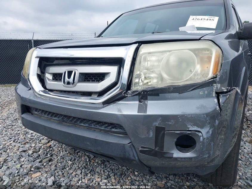 2011 HONDA PILOT VIN: 5FNYF3H22BB046510