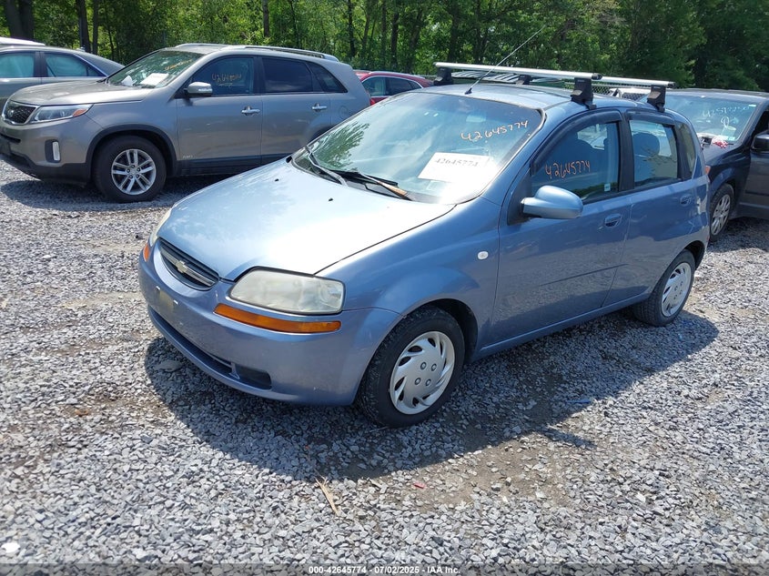 2006 CHEVROLET AVEO VIN: KL1TD666X6B567451