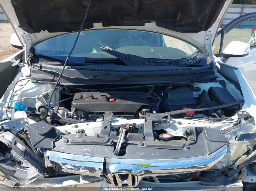 2012 Honda Civic Lx VIN: 19XFB2F54CE107017 Lot: 42646006