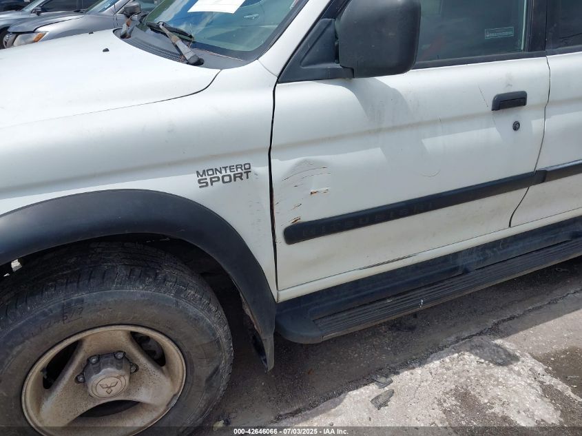 2001 Mitsubishi Montero Sport Es/Ls VIN: JA4LS21H01P055994 Lot: 42646066